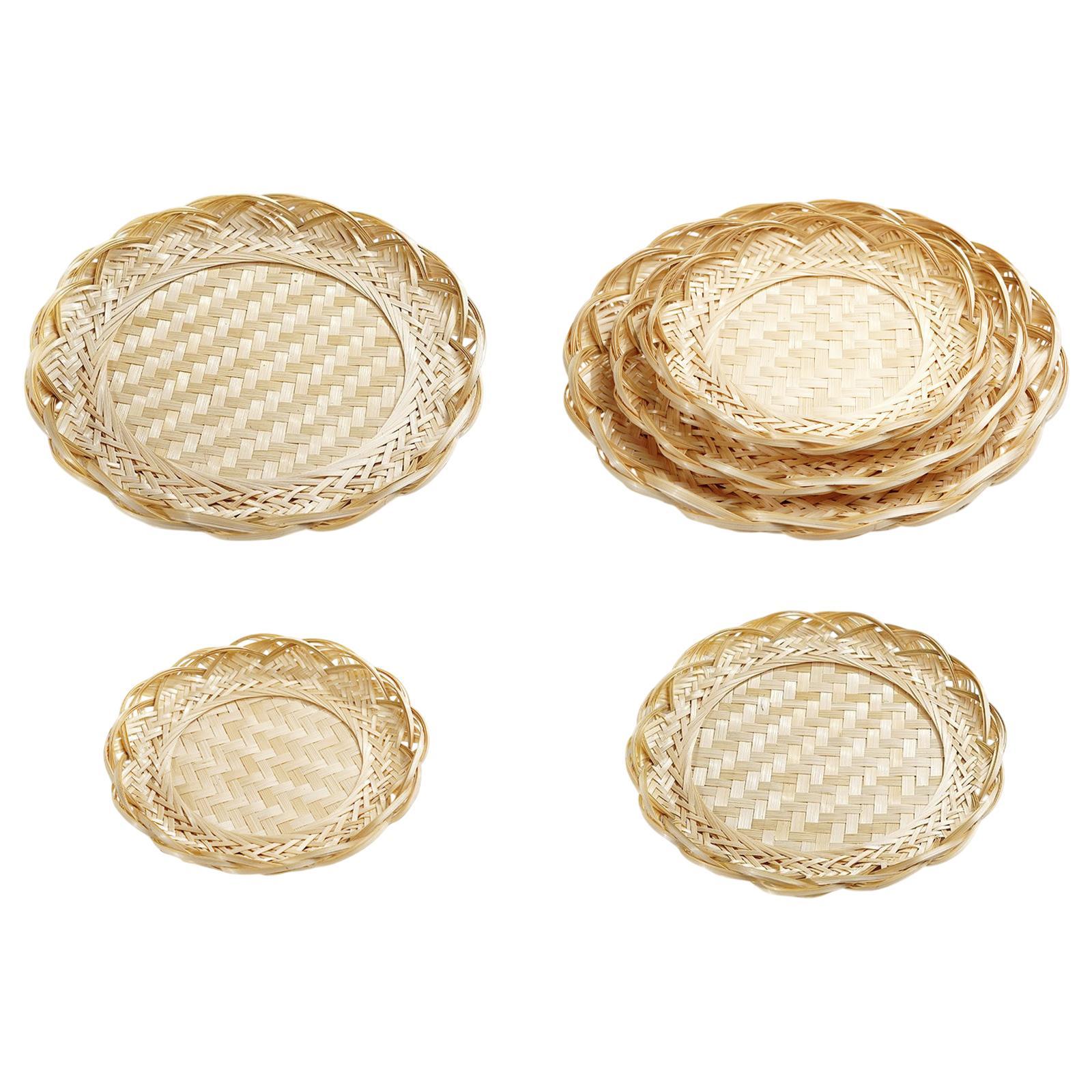 Bamboo Basket Tray Food Storag - огляд і ціна Food Platter Snacks