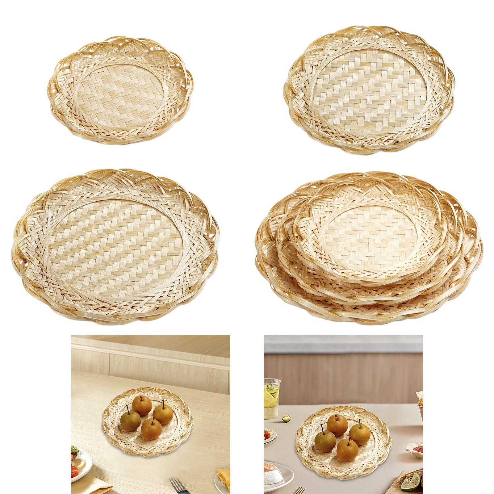 Bamboo Basket Tray Food Storag - огляд і ціна Food Platter Snacks
