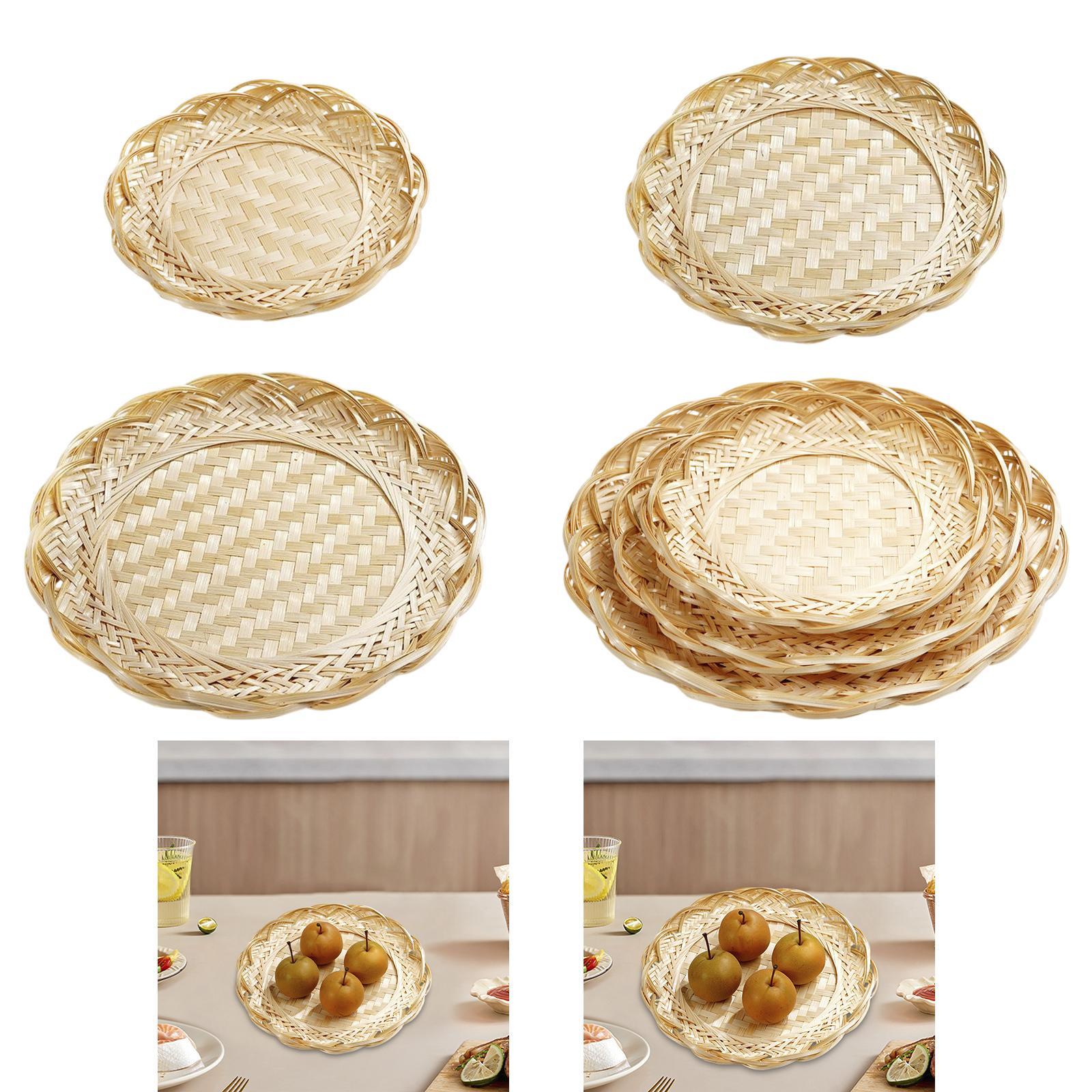 Bamboo Basket Tray Food Storag - огляд і ціна Food Platter Snacks