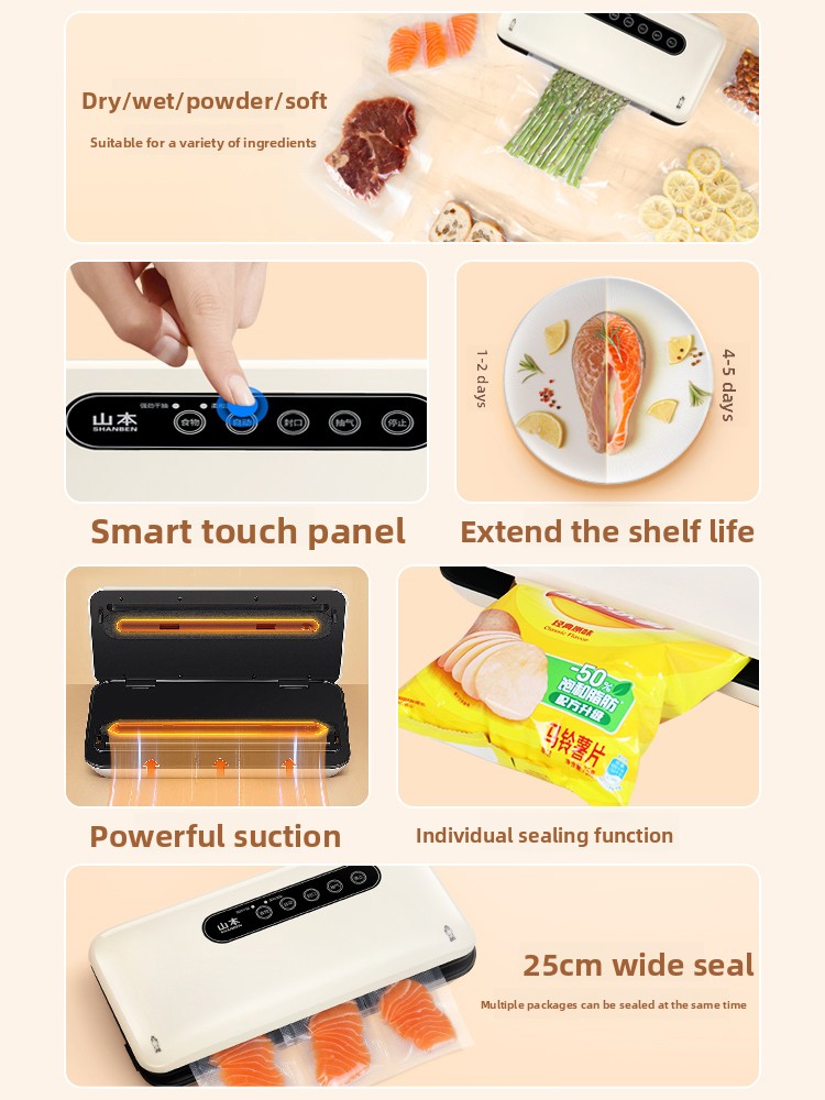 Mini Vacuum Sealer Machine Aut - огляд і ціна Food Snack