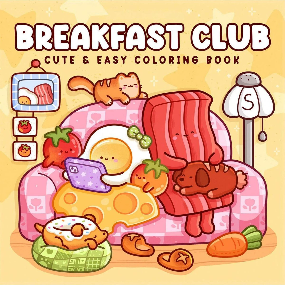 Breakfast Club Coloring Book f - огляд і ціна Food Y Snacks Coloring Book