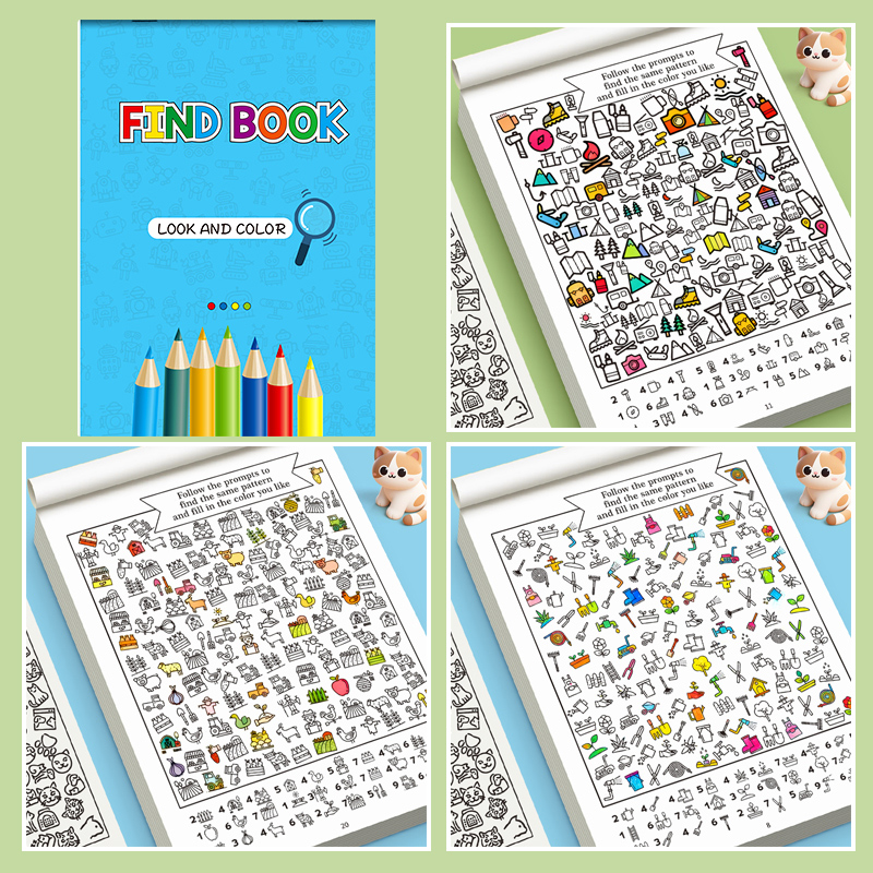 Interactive Book with Hidden P - огляд і ціна Food And Snacks Coloring Book Bold And Easy