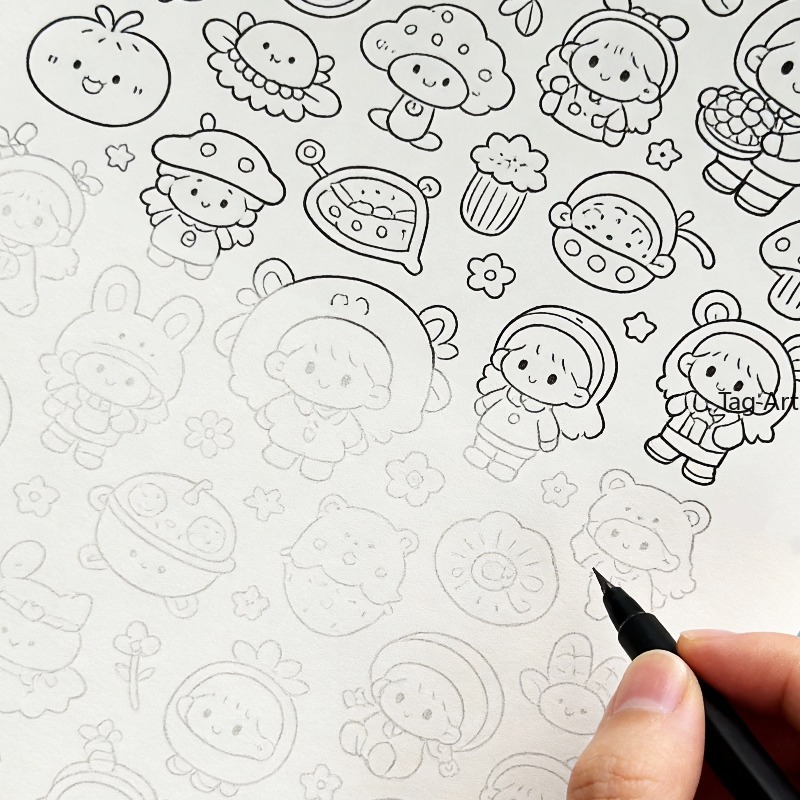 Anxious Relief Hand Picture Bo - огляд і ціна Food And Snacks Coloring Book Bold And Easy