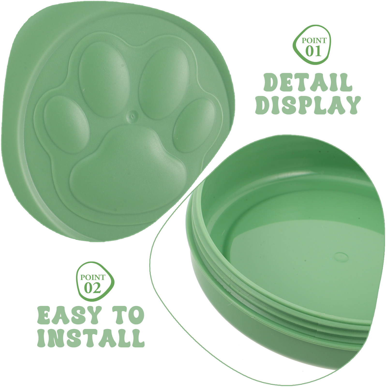 2Pcs Portable Pet Feeding Bowl - огляд і ціна Food Snacks For Hiking