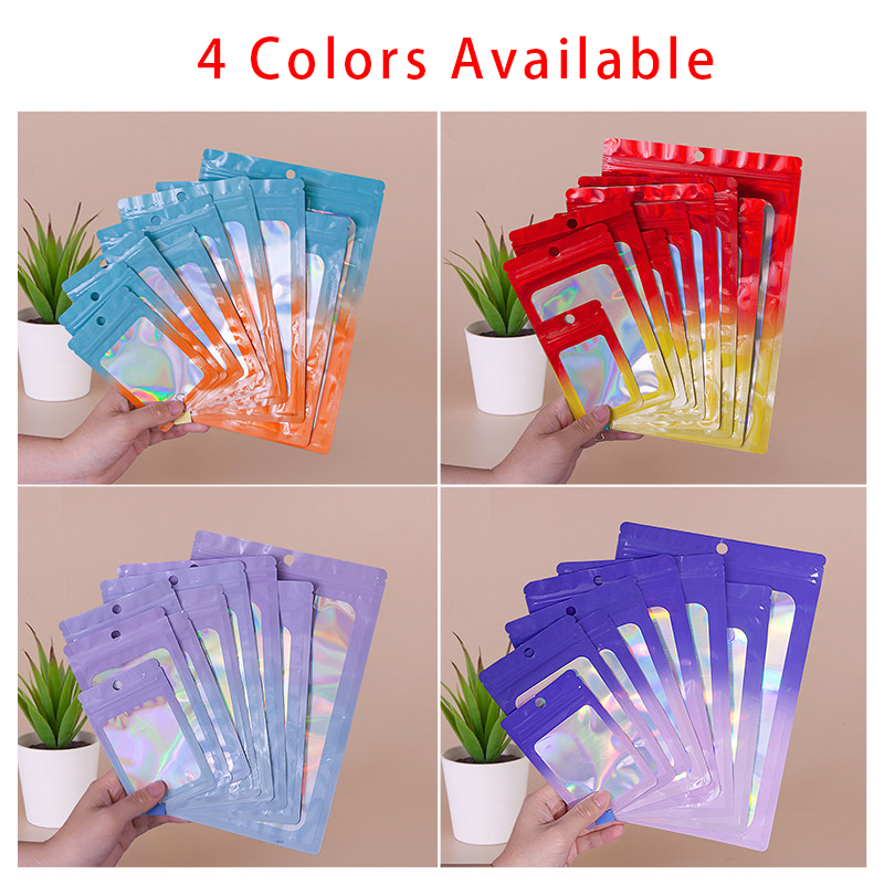Holographic Color Square Zippe - огляд і ціна Food Snack