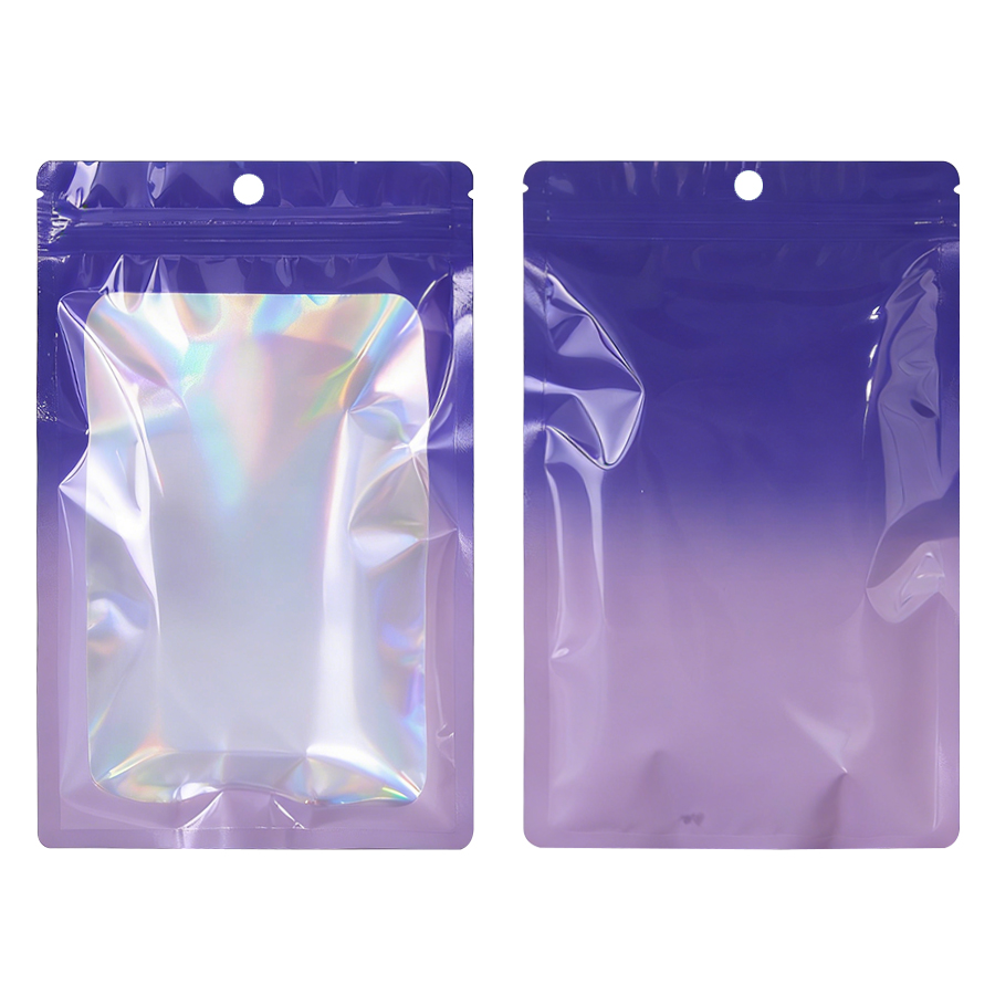Holographic Color Square Zippe - огляд і ціна Food Snack