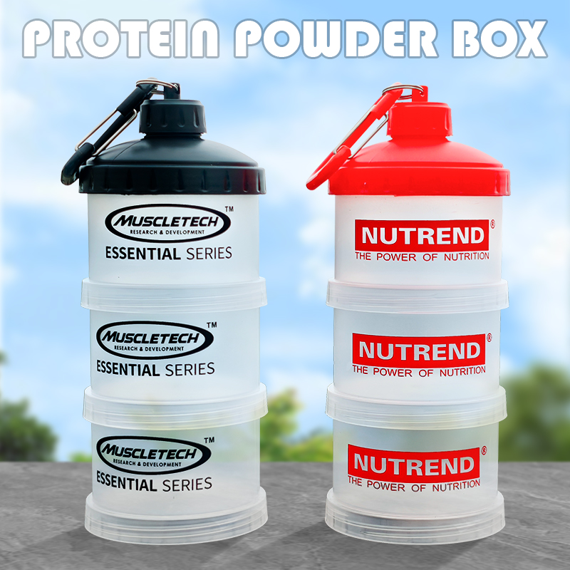 3-layer Portable Protein Powde - огляд і ціна Protein Bar Box