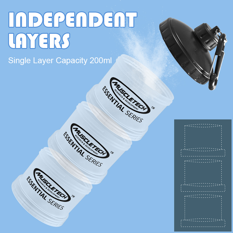 3-layer Portable Protein Powde - огляд і ціна Protein Bar Box