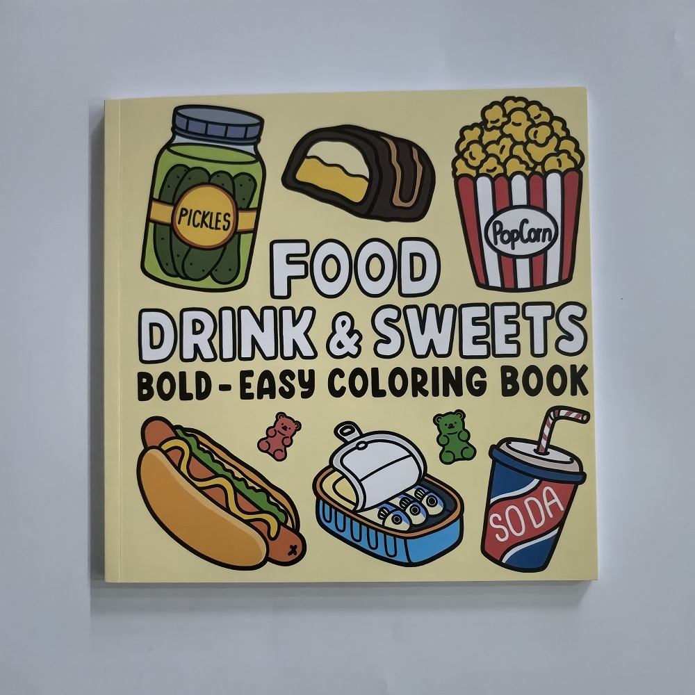 Food Drinks Desserts Coloring  - огляд і ціна Food Y Snacks Coloring Book