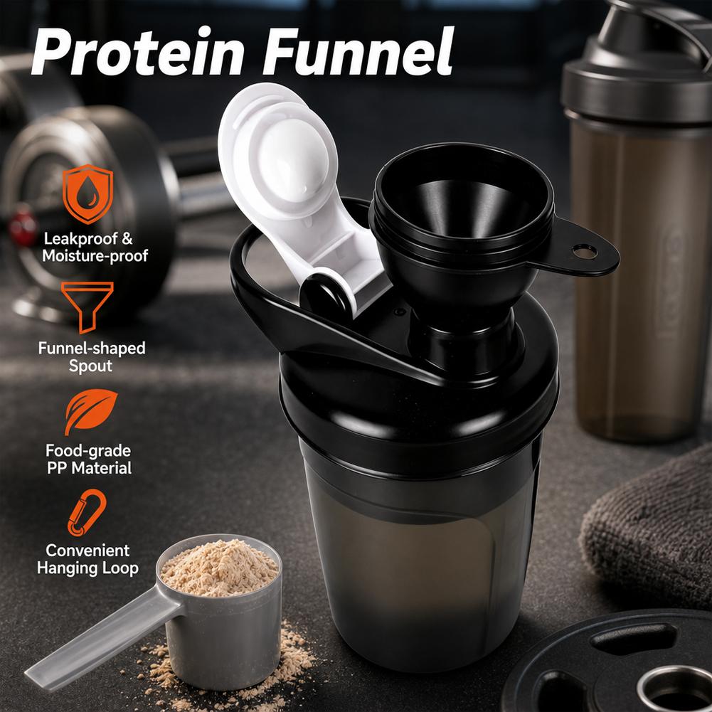 PP Plastic Protein Powder Funn - огляд і ціна Protein Bar Box