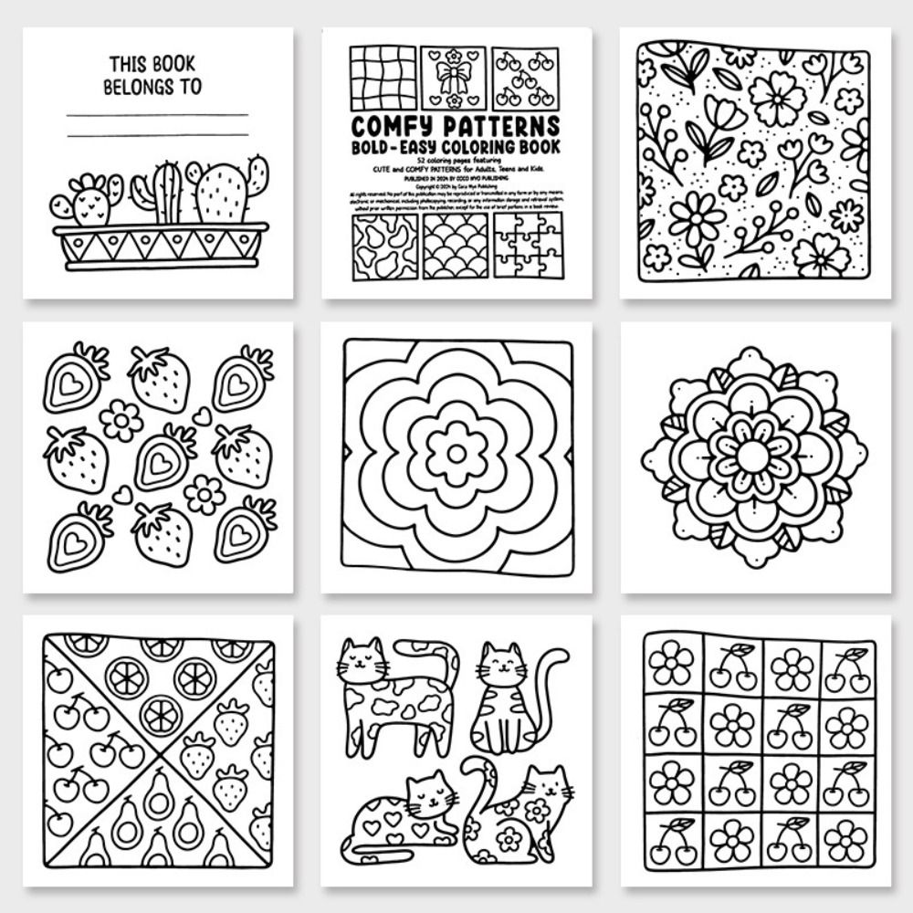 Soothing Coloring Book For Gir - огляд і ціна Food Y Snacks Coloring Book
