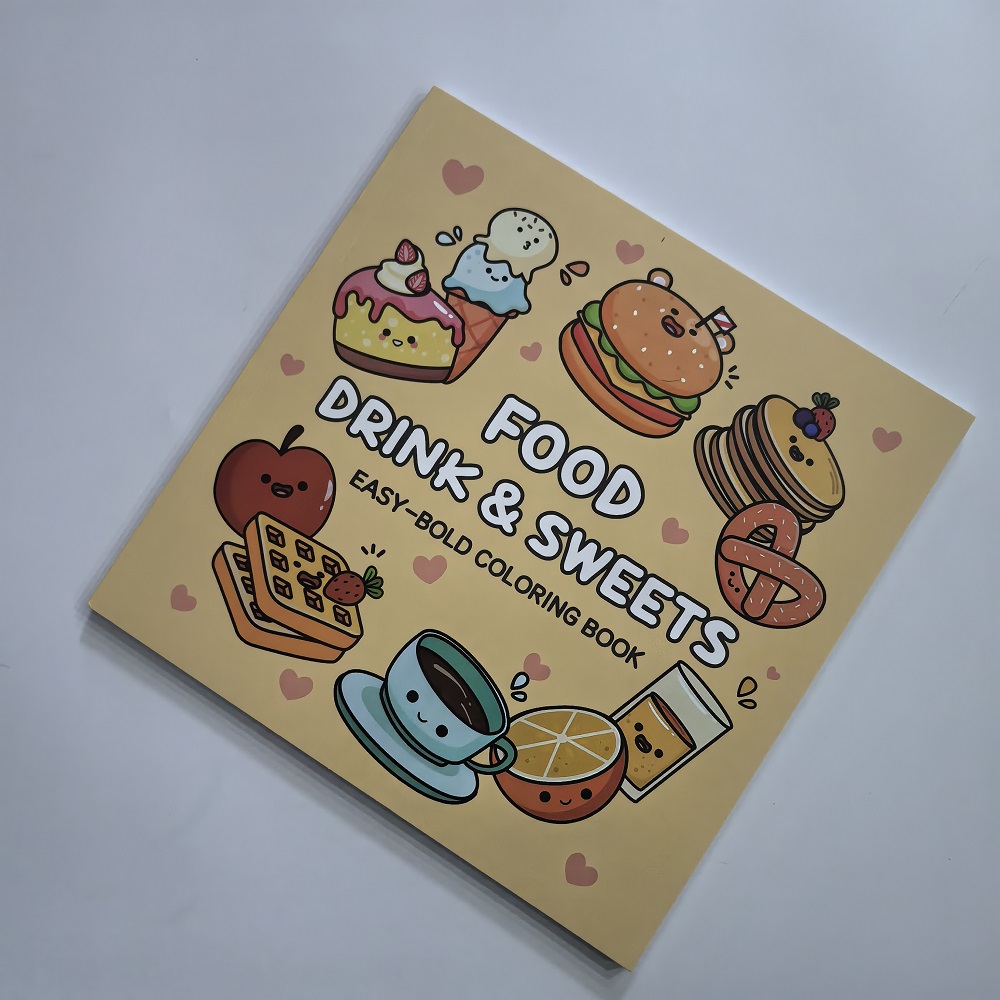 Food Drink & Sweets Easy-bold  - огляд і ціна Food Y Snacks Coloring Book